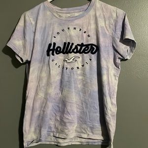 Purple tie-dye Holister t-shirt.